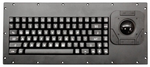 Photo of 82-key Panel Mount Keyboard with 2-inch Trackball