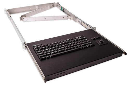 photo of 82-key specialized rack mount keyboard