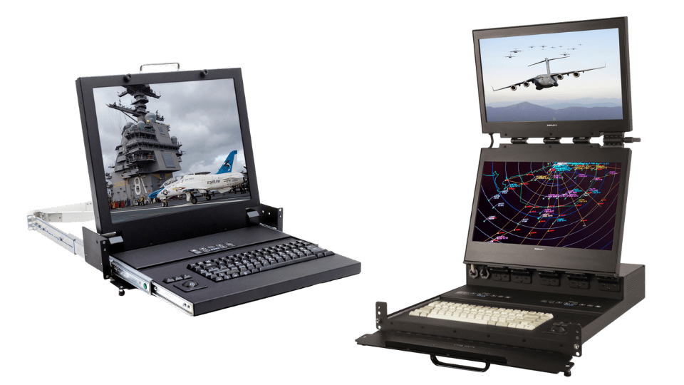 Rack Drawer Flip Display / Keyboard