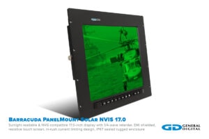 Barracuda PanelMount Solar NVIS 17.0-inch front view