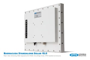 Barracuda Standalone Solar 15.0-inch rear view