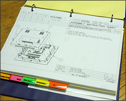 Photo of mechanical drawing