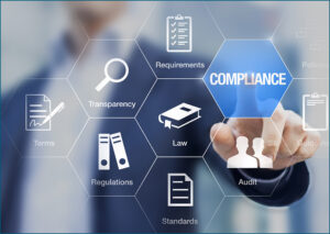 Count on General Digital to get you through your compliance and certification process Compliance icon on virtual screen