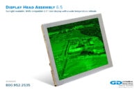 Photo of Display Head Assembly 6.5 - Sunlight readable, night vision goggle-compatible, 6.5" core LCD with 2400 nits of luminance and a wide temperature range—ready for military or industrial use