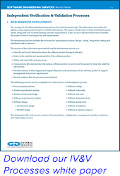 Download our IV&V Processes white paper now