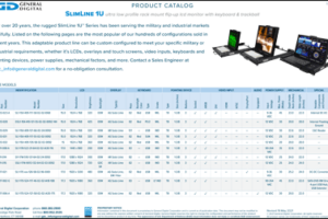 Download the SlimLine 1U Product Catalog
