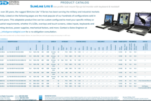 Download the SlimLine Lite II Product Catalog