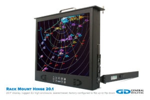 Rack Mount Hinge 20.1-inch front view