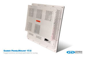 Saber PanelMount 17.0-inch rear view