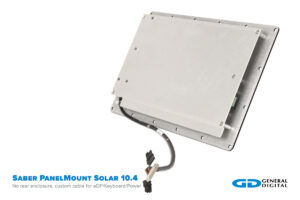 Saber PanelMount Solar 10.4-inch rear view