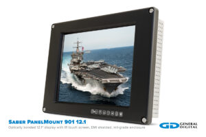 Saber PanelMount Solar 12.1-inch front view