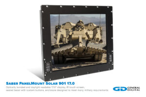 Saber PanelMount Solar 17.0-inch front view