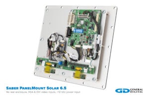 Saber PanelMount Solar 6.5-inch rear view