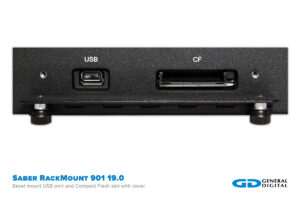 Saber RackMount 901 19.0-inch front-mounted USB & Compact Flash ports