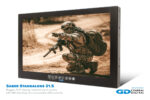 Saber Standalone 21.5" - Rugged display with resistive touch screen and EMI shielding