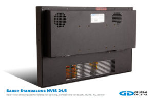 Saber Standalone NVIS 21.5-inch rear view