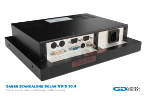 Saber Standalone Solar NVIS 10.4-inch rear view