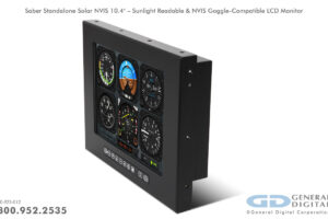 Photo of Saber Standalone Solar NVIS 10.4" - Rugged sunlight readable and night vision goggle-compatible XGA LCD monitor