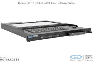 SlimLine 1U 17" with DVD Drive - Storage Position