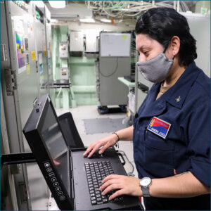 SlimLine 1U on the USS Benfold SlimLine 1U on the USS Benfold