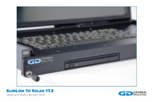 SlimLine 1U Solar 17.3-inch built-in Blu-ray drive