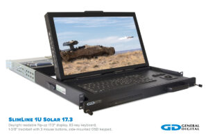 SlimLine 1U Solar 17.3-inch front view