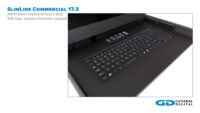 photo of SlimLine Commercial 17.3 keyboard close-up