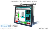 Photo of Stowaway 19" - Commercial-grade rack mount flip-up 19.0" LCD monitor