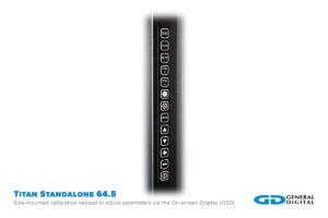 Titan Standalone 64.5-inch OSD Keypad