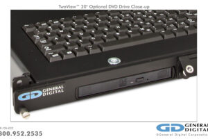 Photo of TwoView 20.1" built-in DVD drive