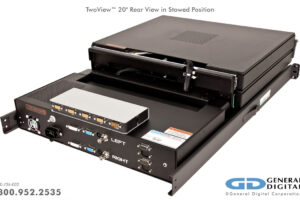 Photo of TwoView 20.1" in stowed position
