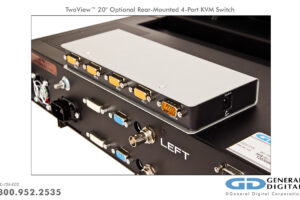 Photo of TwoView 20.1" 4-port KVM switch